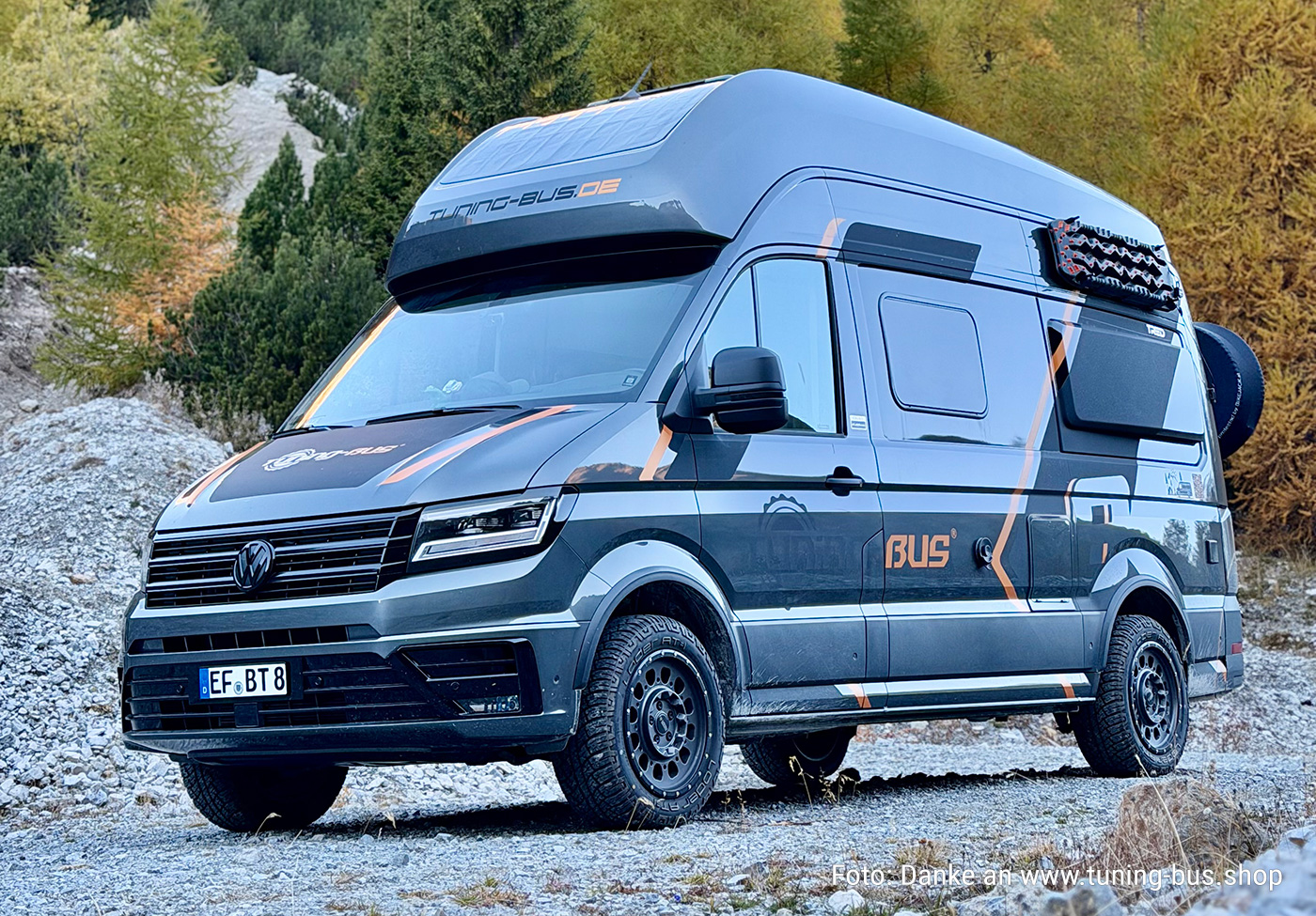 TWIN-MONOTUBE-PROJEKT-AT3-HD, 8,5x18 ZOLL IN STONE